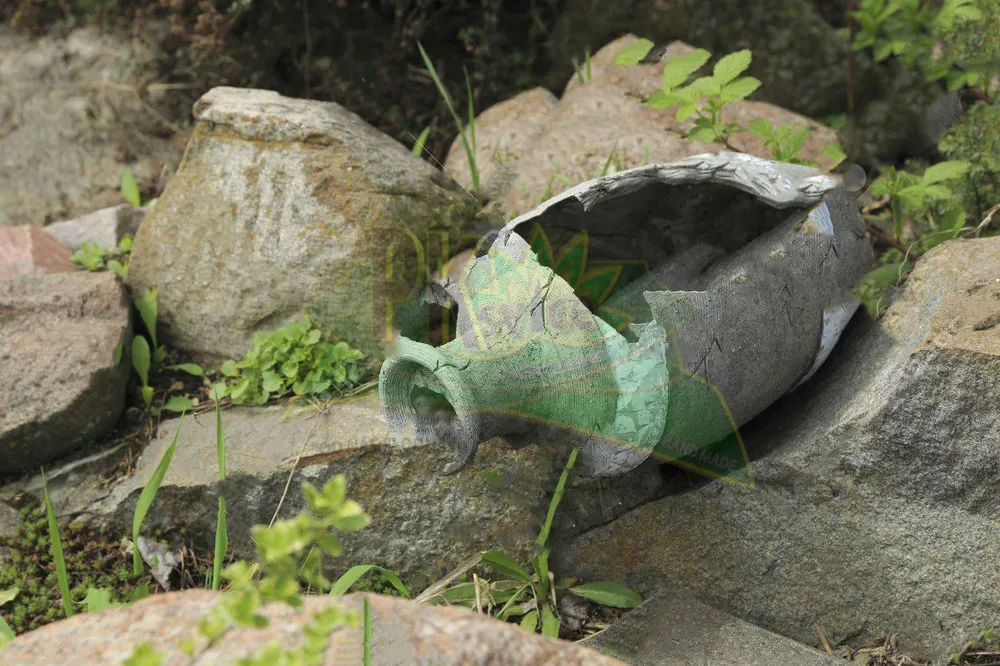 Džbán s prasklinou - květiny